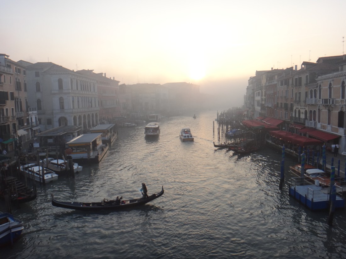 Venice in the fog